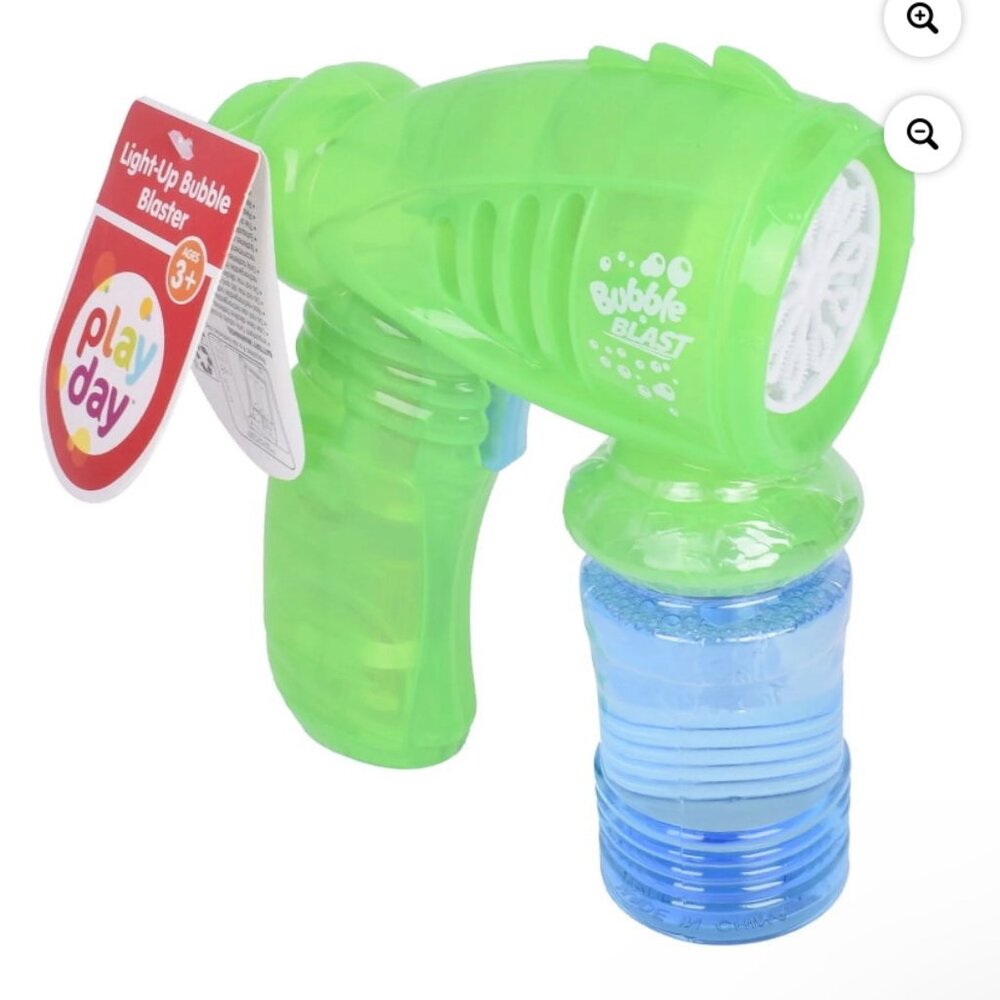 Play Day- Light up Bubble Blaster, Green